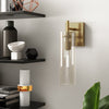 Backus 1 - Light Armed Sconce, Antique Brass #HA114
