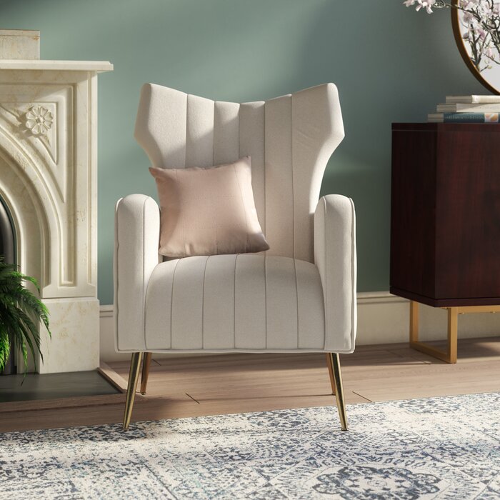 Baden Upholstered Wingback Chair