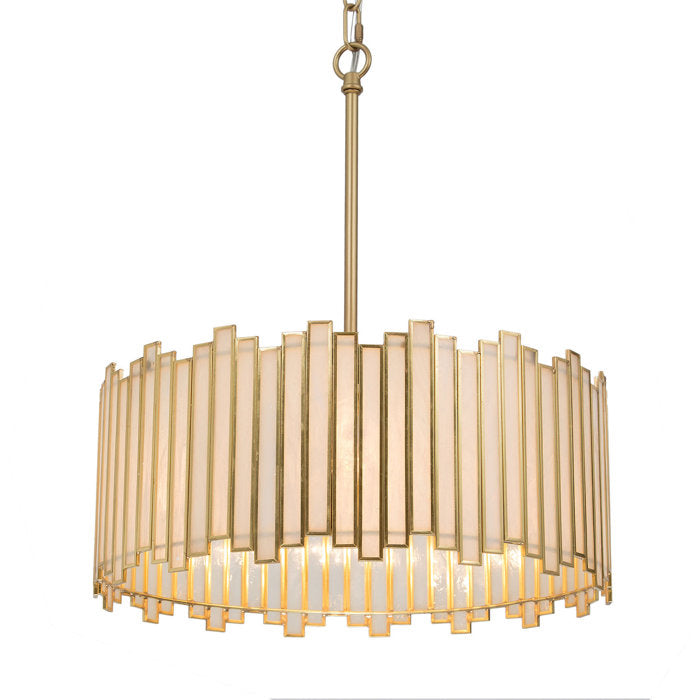Badiah 4 - Light Dimmable Drum Chandelier