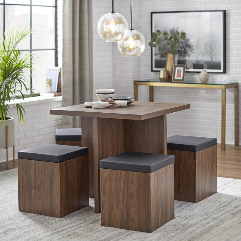 Badillo 4 Person Dining Set SHB489 Salvage Co Indy