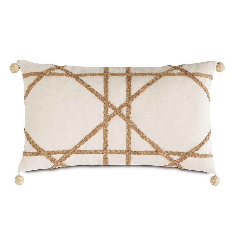 Badu Gimp Square Cotton Pillow Cover & Insert, B26-DS484