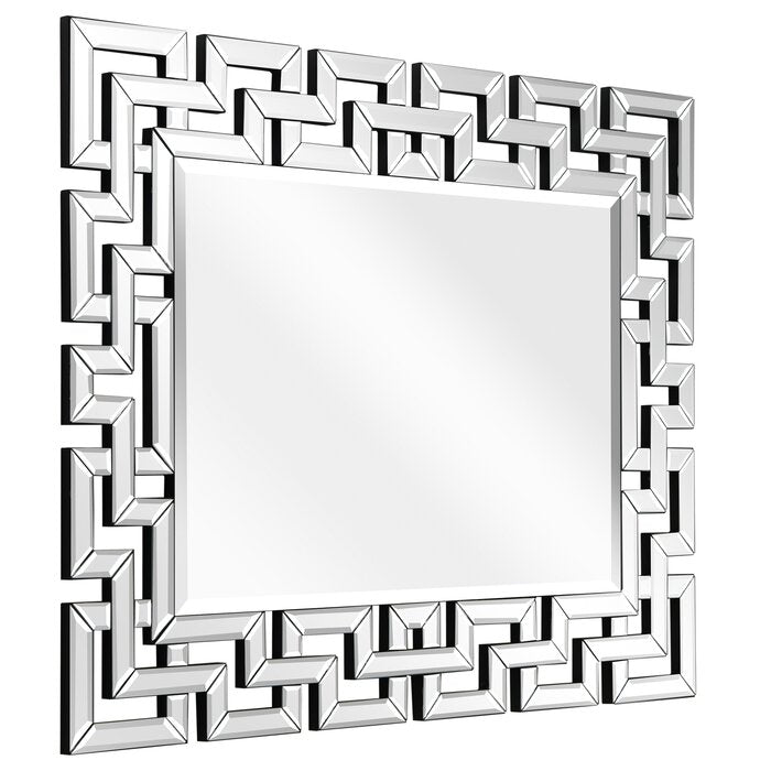 Bagley Elegant Beveled Geometry Wall Mirror #LX4228