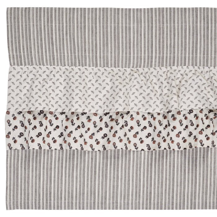 36" W x 63" L Bahari 100% Cotton Room Darkening Curtain Pair (Set of 6)