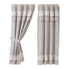 Bahari 100% Cotton Room Darkening Curtain Pair (Set of 6)