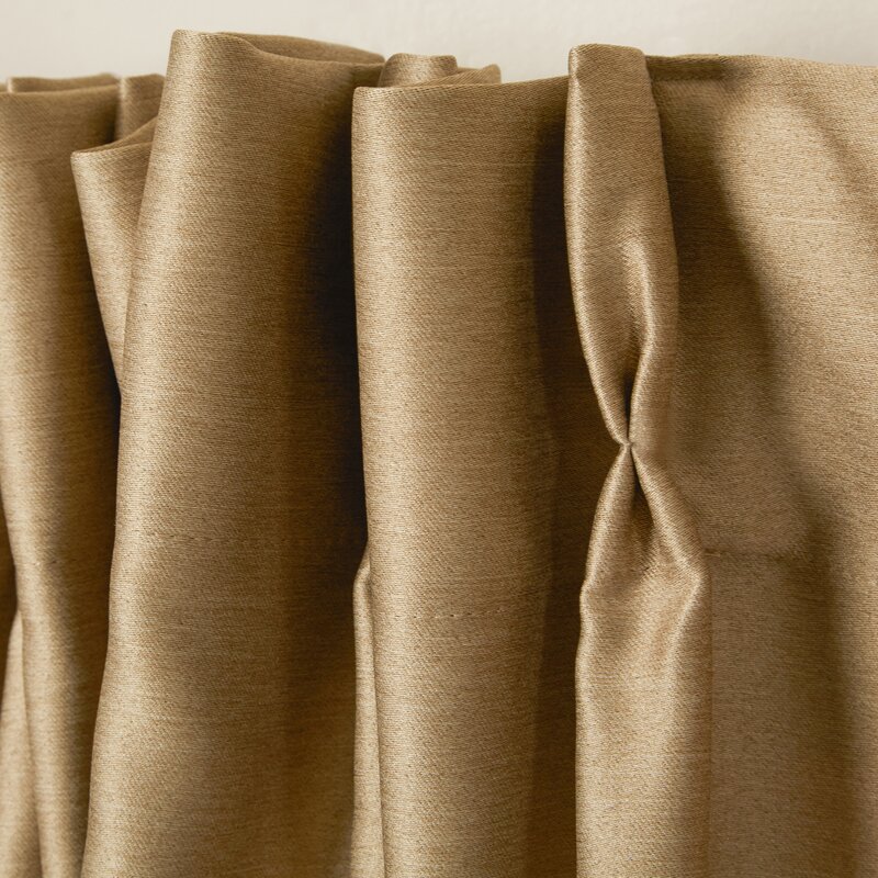 Bailey Solid Blackout Thermal Single Curtain Panel (Set of 2) K8135