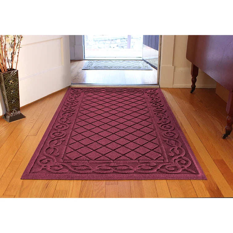 Bordeaux Bailley Waterhog Tristan Non-Slip Indoor/Outdoor Door Mat, 0.25" H x 60" W x 36" D