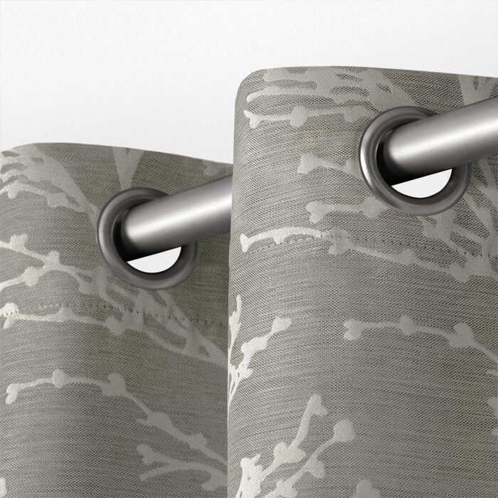 Baillons Kilberry Floral Room Darkening Thermal Grommet Curtain Panels (Set of 2) EE1134