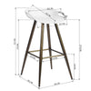 Load image into Gallery viewer, Bak 28&quot; Bar Stools (Set of 2), White #HA190
