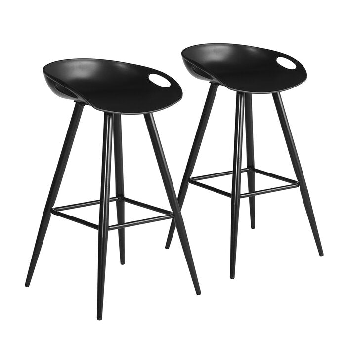 Black Bak Counter & Bar Stool (Set of 2) LX4583