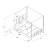 Baker Low Profile Canopy Bed queen