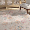 Balderas Oriental Gray/Gold Area Rug KRUG149