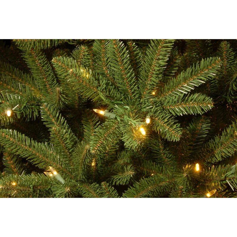 Baldrik Green Artificial Christmas Tree with 600 Clear/White Lights