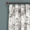 Baldvina Floral Room Darkening Thermal Curtain Panels (Set of 2), 52