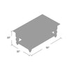 Balhi Coffee Table with Storage K7130