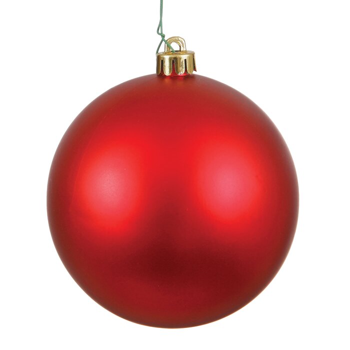 Ball UV Drilled Cap Christmas Ball Ornament LS125