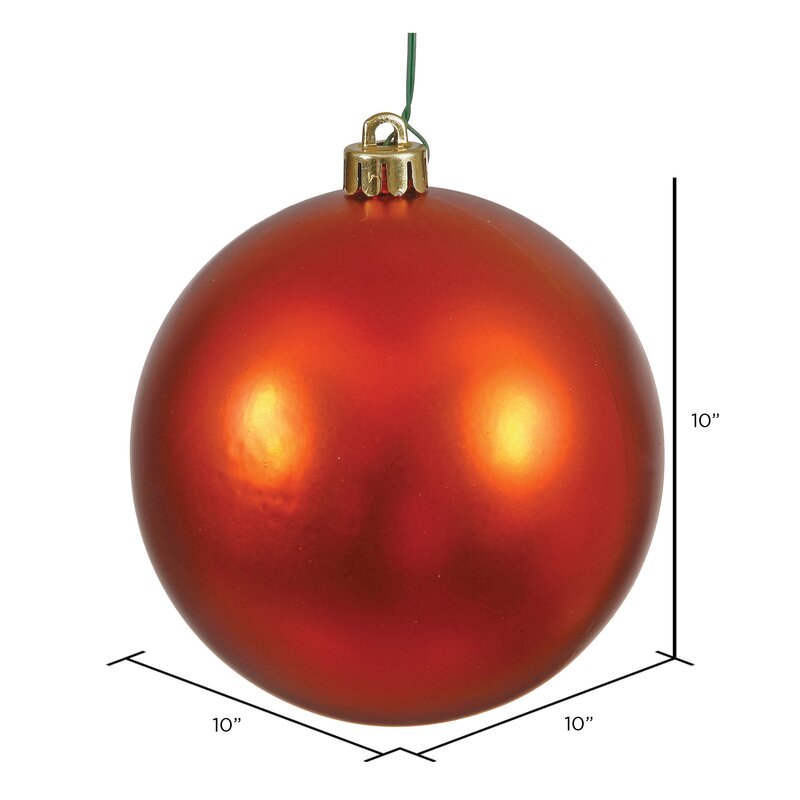Ball UV Drilled Cap Christmas Ball Ornament B108-SHS124
