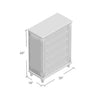 Frost Gray Ballinger 5 Drawer Chest