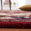 Balthrop Oriental Handmade Tufted Wool Area Rug in Red, Rectangle 3' x 5'