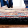 Balthrop Oriental Handmade Tufted Wool Area Rug in Red/Blue/Cream rectangle 2'3
