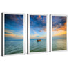 Baltic Sea At Sunset - Picture Frame Photograph Set, 33.5