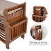 Bamboo 6 Pair Shoe Storage Bench