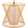 Bamboo Chandelier Wicker Rattan Shade Pendant Light Fixture