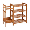 Bamboo Entryway 8 Pair Shoe Rack CA544