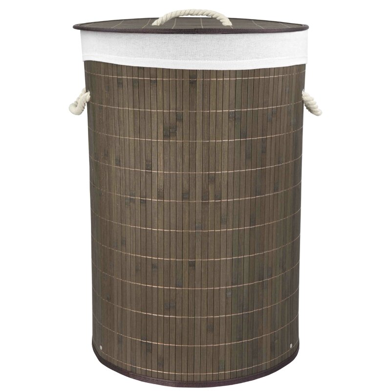 Bamboo Foldable Hamper 23.62'' H x 16 W x 16 D