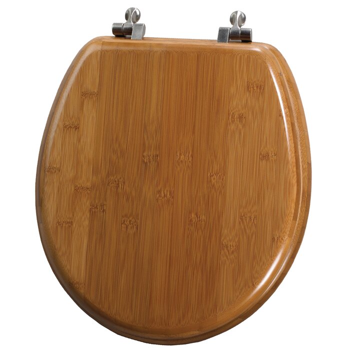 Bamboo Round Toilet Seat LX4456
