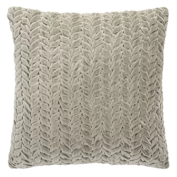 Bank Street Cotton Throw Pillow, 18" x 18"