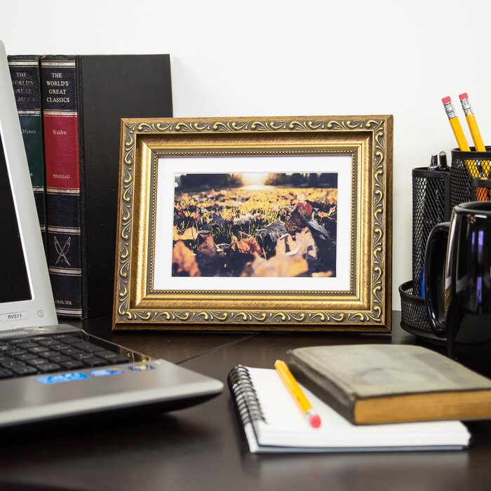 12" x 16" Gold Bankhead Wood Picture Frame