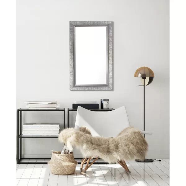 Bannon Wood Beveled Accent Mirror 32.5"x20.5"