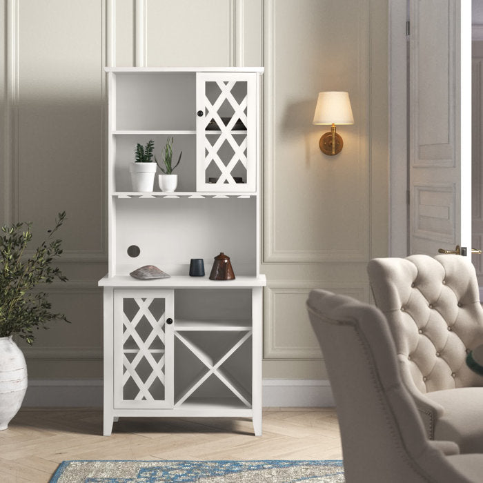 White Bar Cabinet