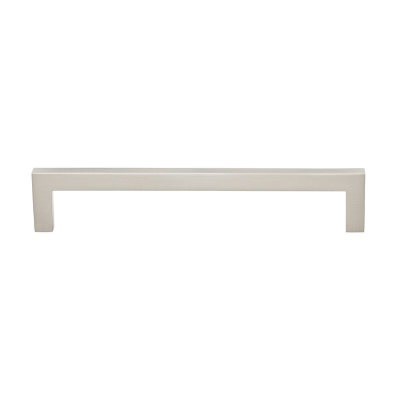 SET OF 12 Satin Nickel Bar Pulls Center to Center