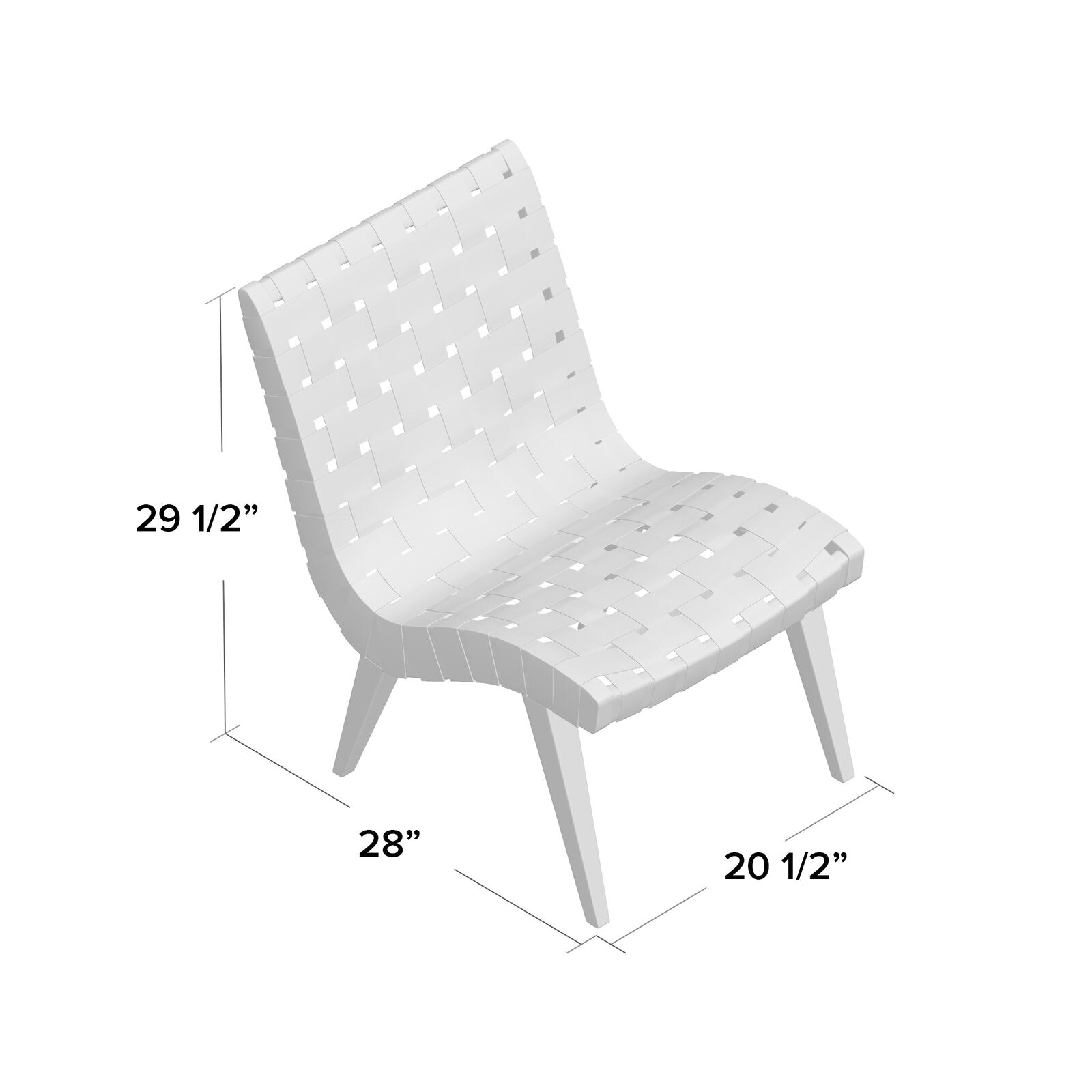 Barba 20.5" W Lounge Chair K7098