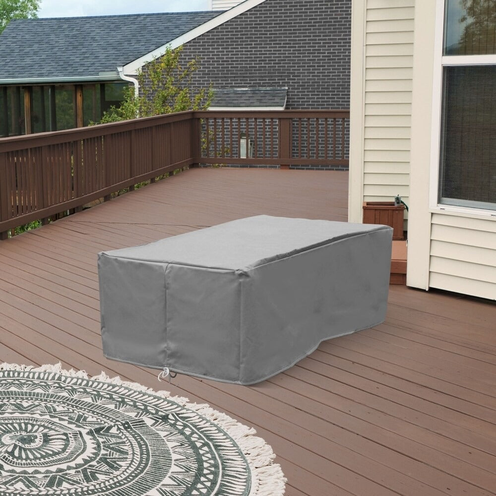 Barbados/Florence/Fairmont/Cape Cod/Venice/Manhattan/Laguna Rectangle Coffee Table Protective Cover - Grey K8578