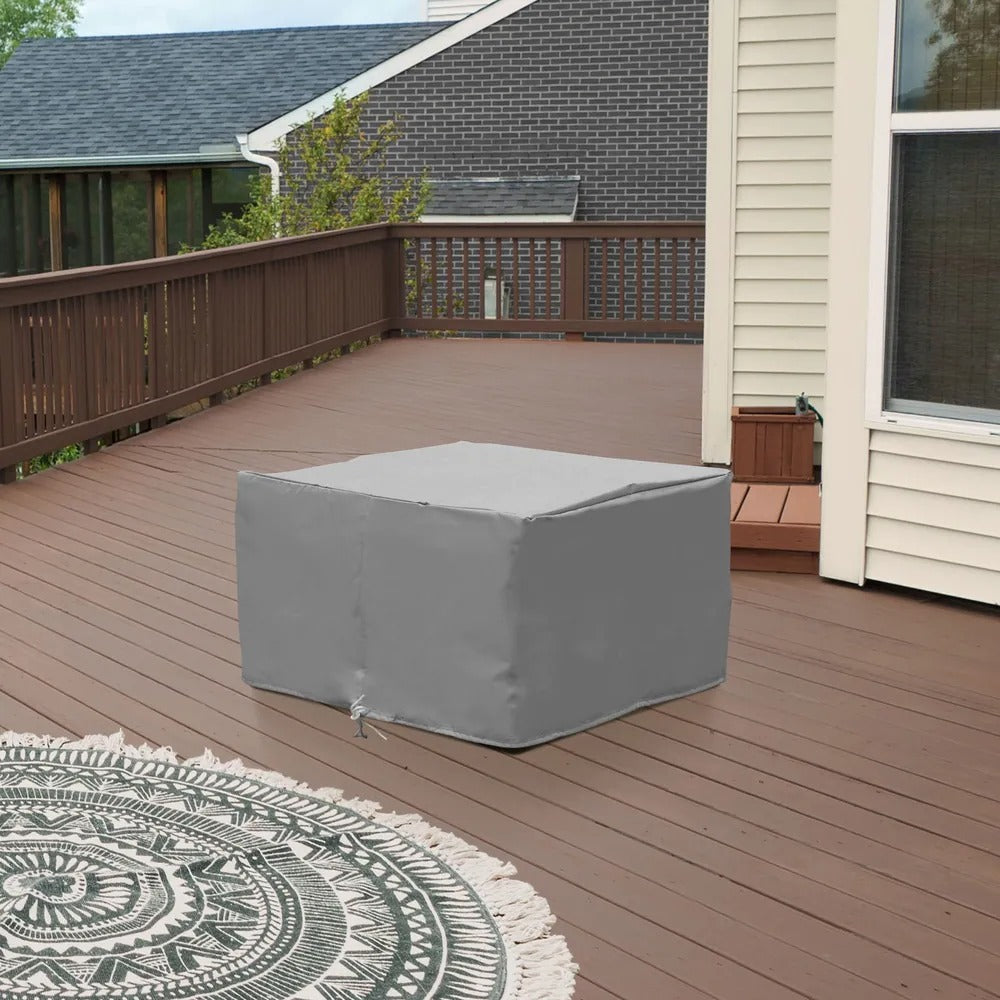 Barbados/Florence/Miami/Fairmont/Cape Cod/Venice/Manhattan/Laguna Ottoman Protective Cover - Grey K8579