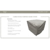 Barbados/Florence/Miami/Fairmont/Cape Cod/Venice/Manhattan/Laguna Corner Protective Cover - Grey (Set of 2) K8580