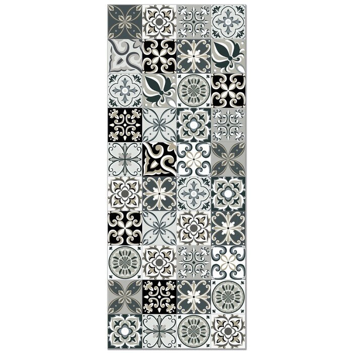 Barberie Tile Decorative Kitchen Mat - 2' x 5' (#K6671)