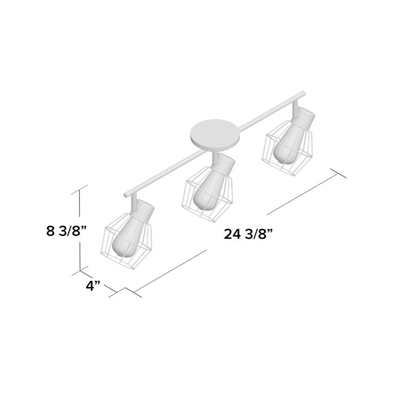 Barbosa 24.4'' 3 -Light Track Kit KB218