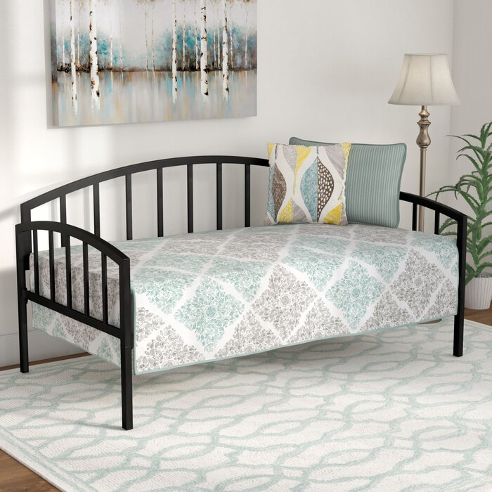 Black Barium Twin Metal Daybed #HA783