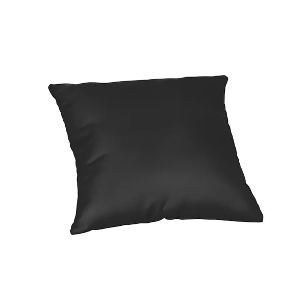 18" x 18" Canvas Black Barkhad Outdoor Square Pillow Cover & Insert