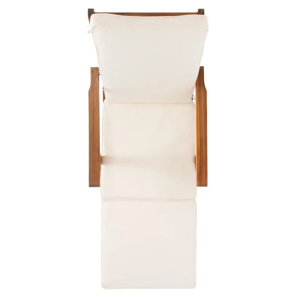 Barksdale 56.3'' Long Acacia Steamer with Cushions