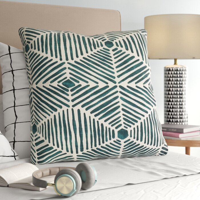 Barksdale Cotton Geometric 26" Floor Pillow PK347