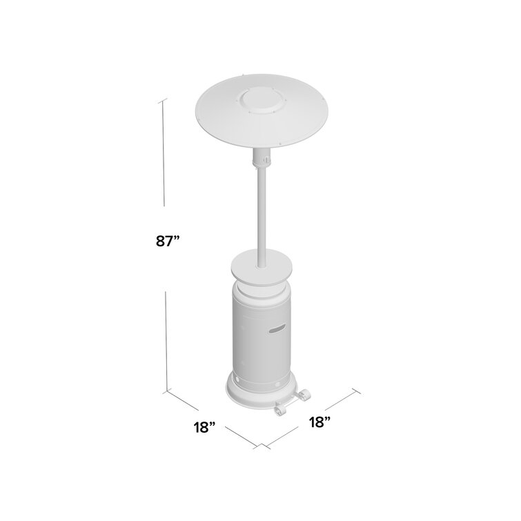 Barnhart 48,000 BTU Propane Patio Heater MG370