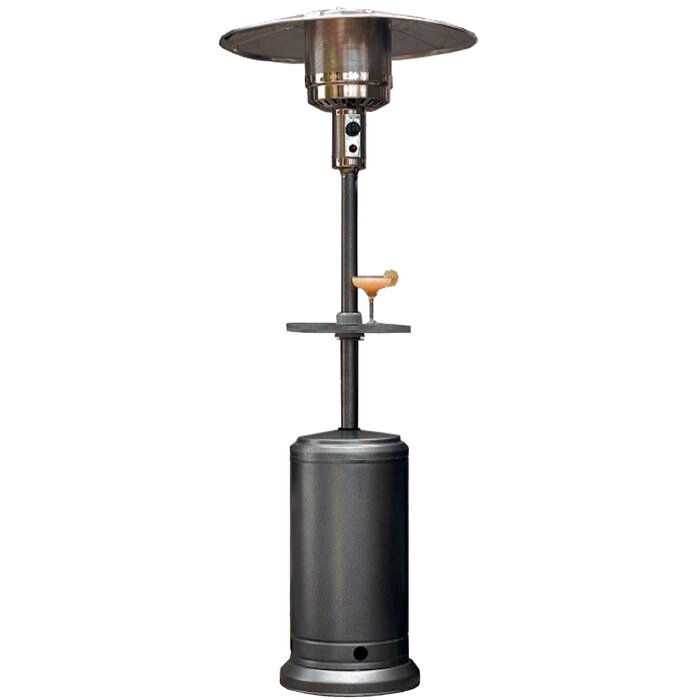 Barnhart 48,000 BTU Propane Patio Heater, Hammered Silver (#K2009)