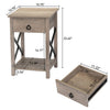 Barnkine Manufactured Wood Nightstand (Set of 2)