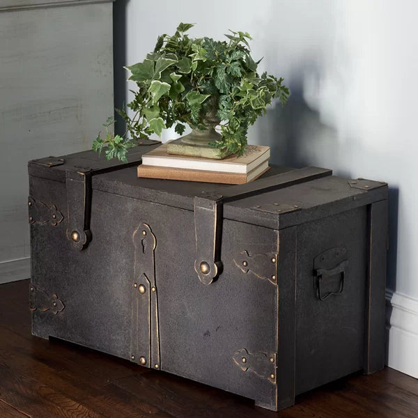 17" H x 30.625" W x 16.75" D Baron Vintage Trunk