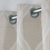 Baronne Geometric Semi-Sheer Grommet Curtain Panels, 54