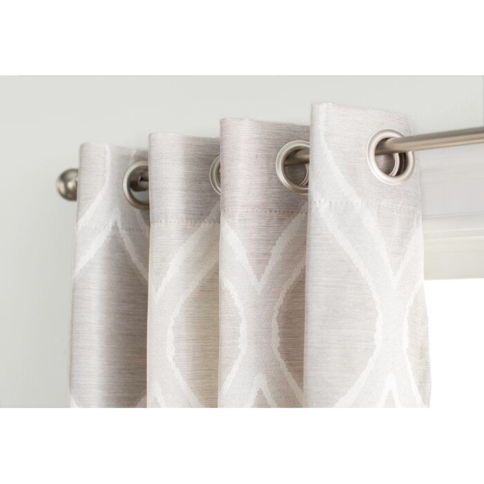 54" W x 96" L Baronne Polyester Curtain (Set of 2)